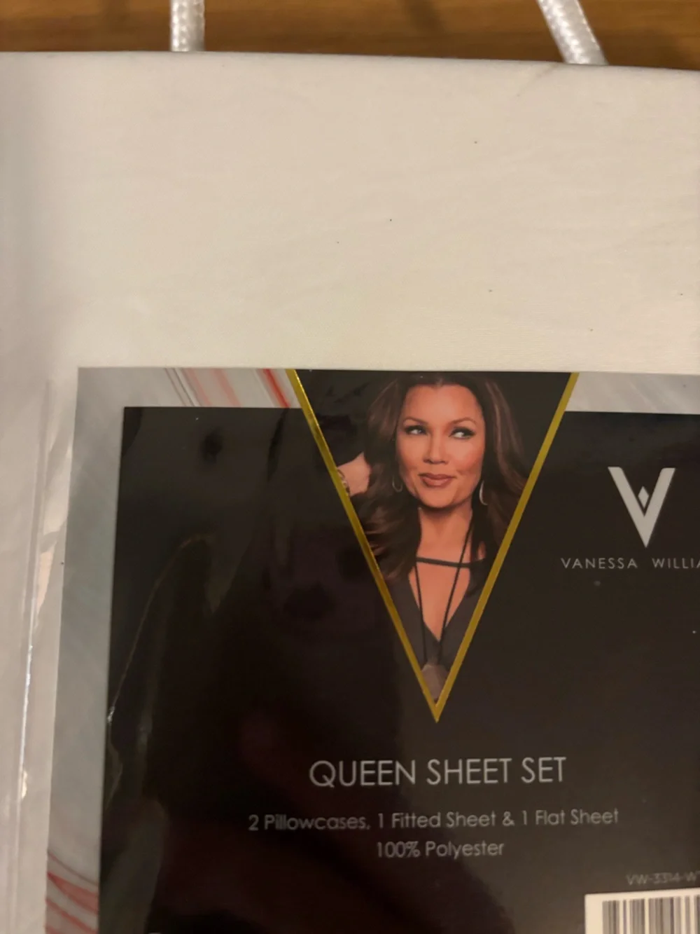 Vanessa Williams White Queen Sheet Set in
